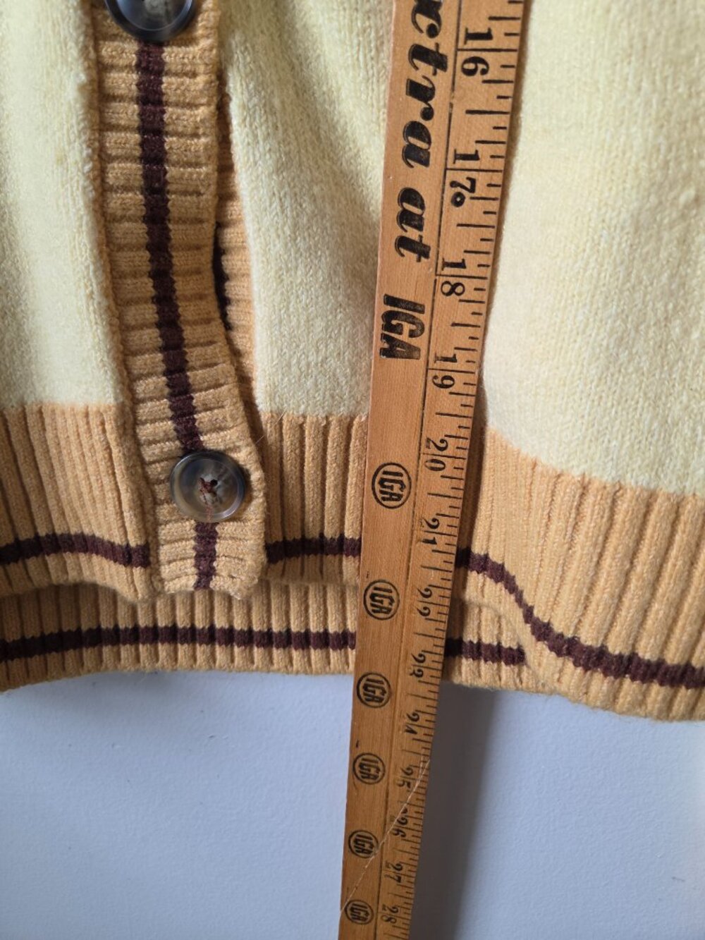 NWT SINCERELY JULES V NECK BUTTONED SOFT SWEATER HORSE PATTERNED BACK SIZE XL - Picture 15 of 15